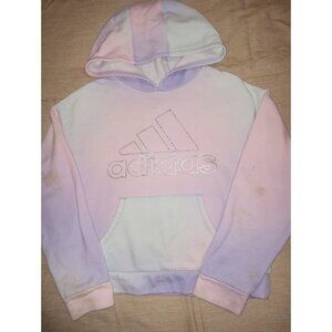 Adidas Hoodie Sweater Girl Size 10/12 TyeDye Long Sleeve Winter Fall Clothes